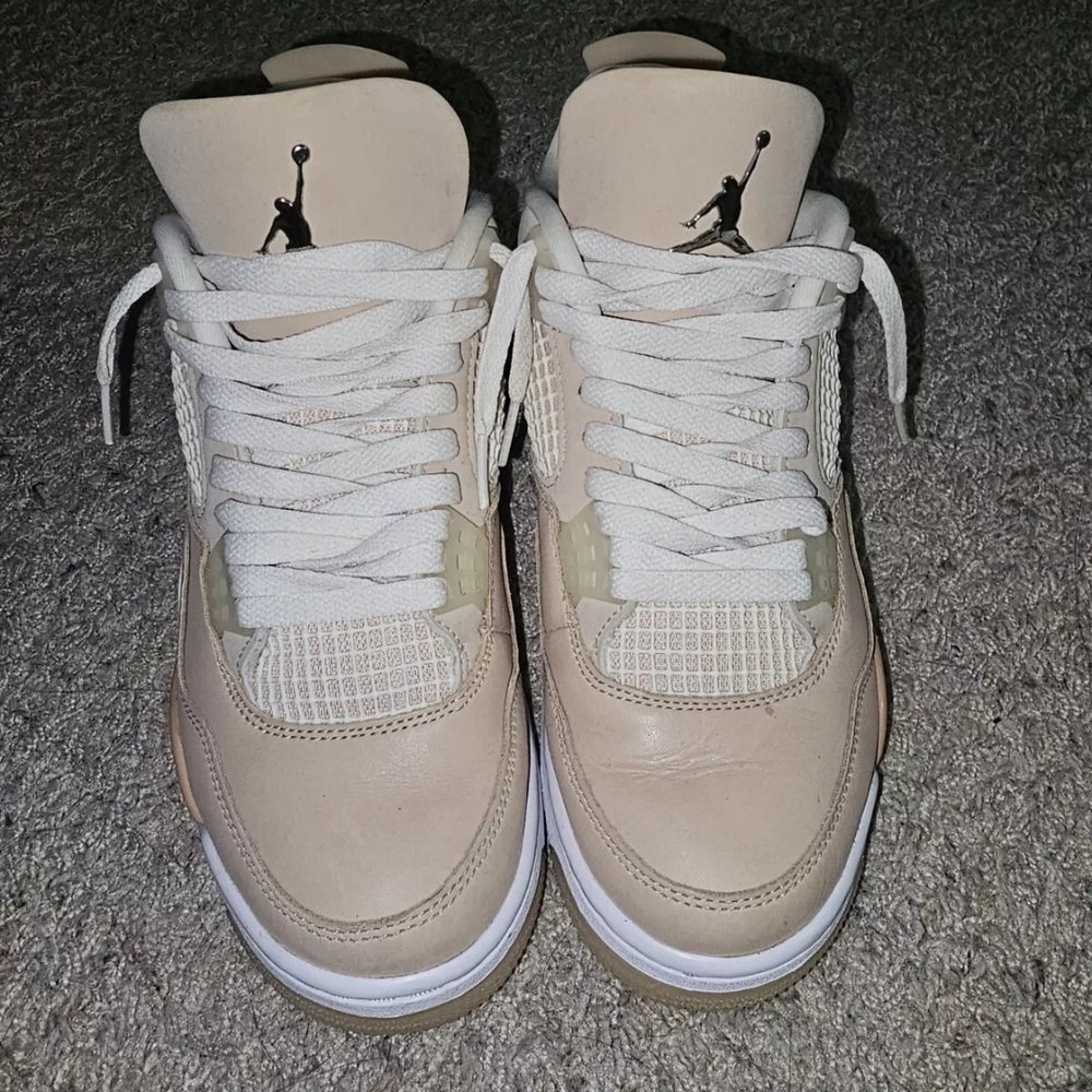 Air Jordan Sneakers in Cream and White